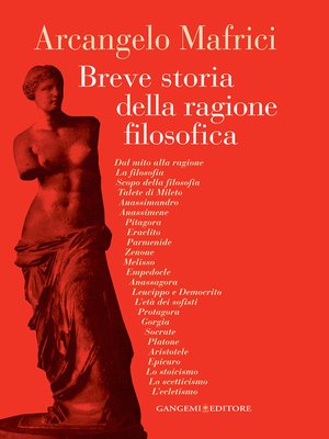 cover image of Breve storia della ragione filosofica